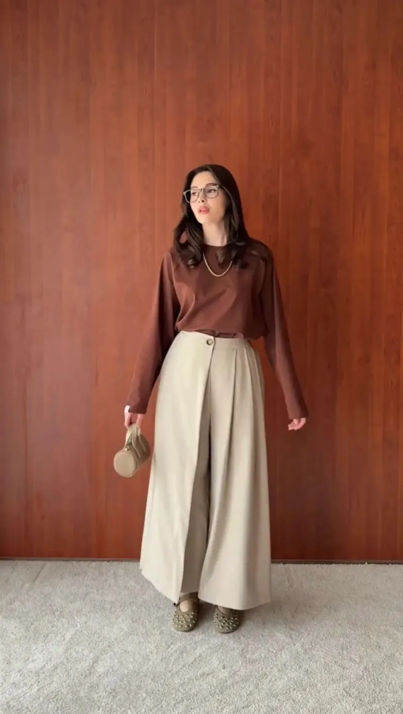 Pantalon jupe