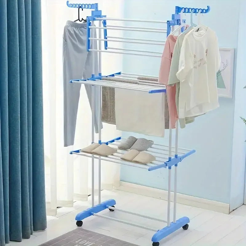 مجفف ملابس seche-linge  bleu