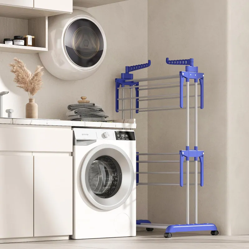 مجفف ملابس seche-linge  bleu