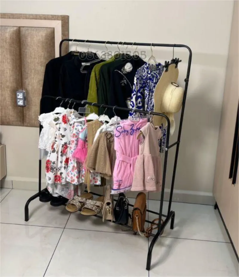 Porte Vêtements double  رف تعليق الملابس