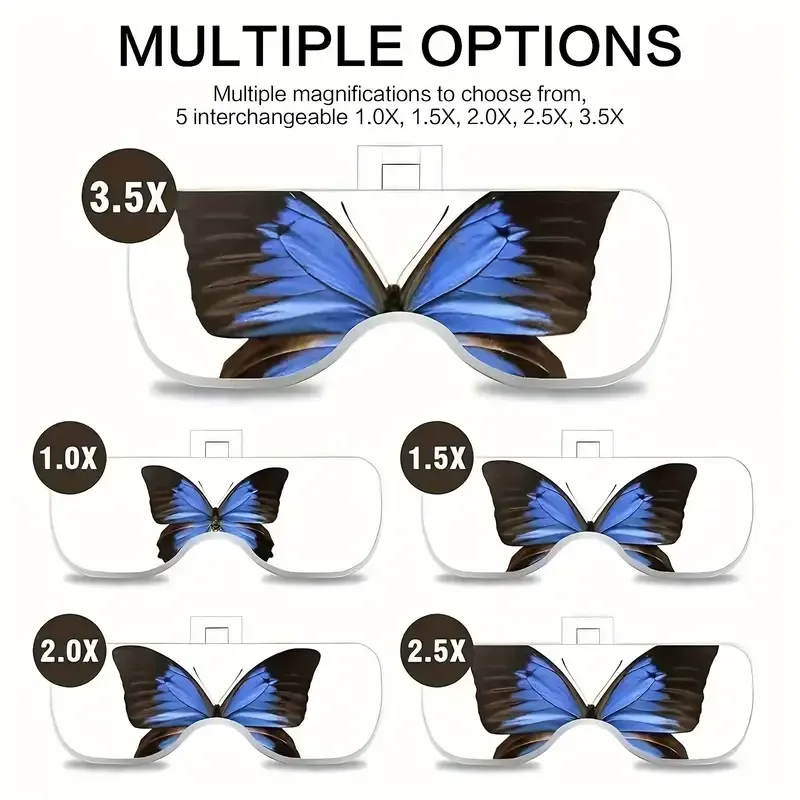 lunette loupe  grossisante avec LED