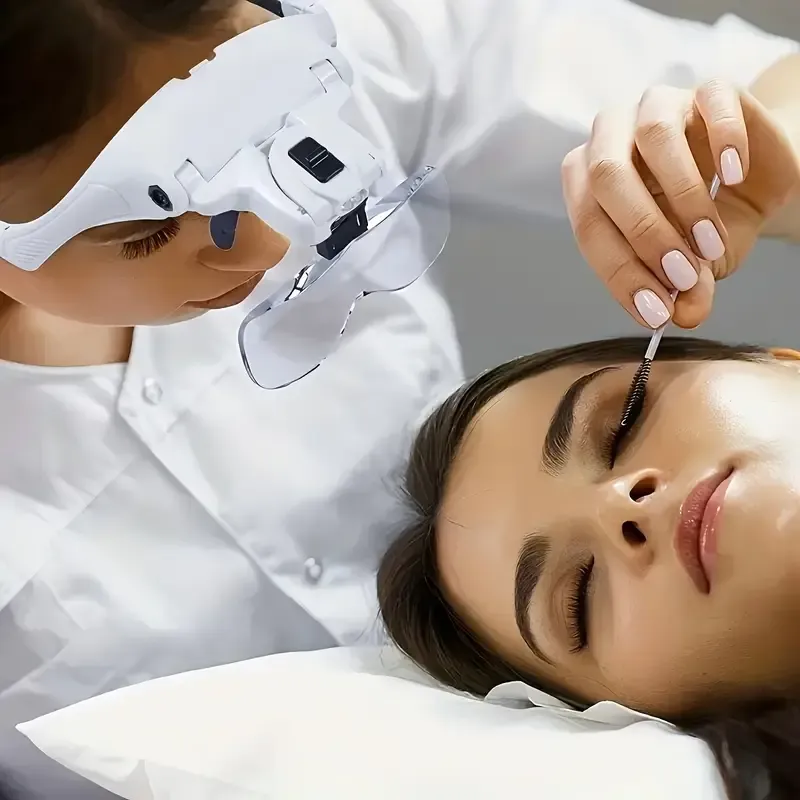 lunette loupe  grossisante avec LED