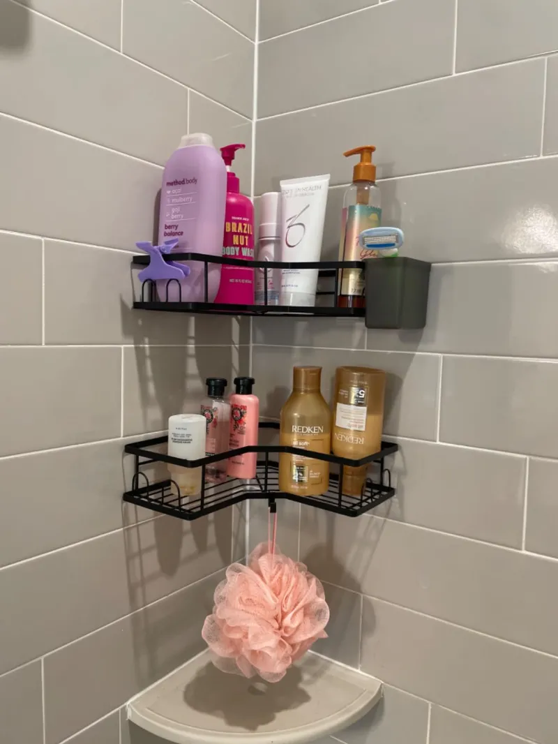 corner shower رفوف متعدد الإستعملات