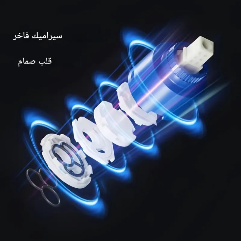 روبيني دوش فاخر من ستانليس ستيل  مقاوم للصدأ وسهل التركيب 