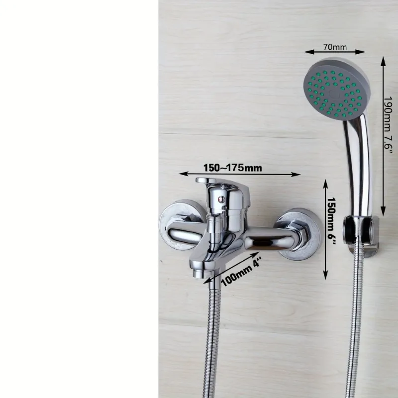 حنفية حوض استحمام ودش عالية الجودة – تصميم عصري مع طقم دش كامل