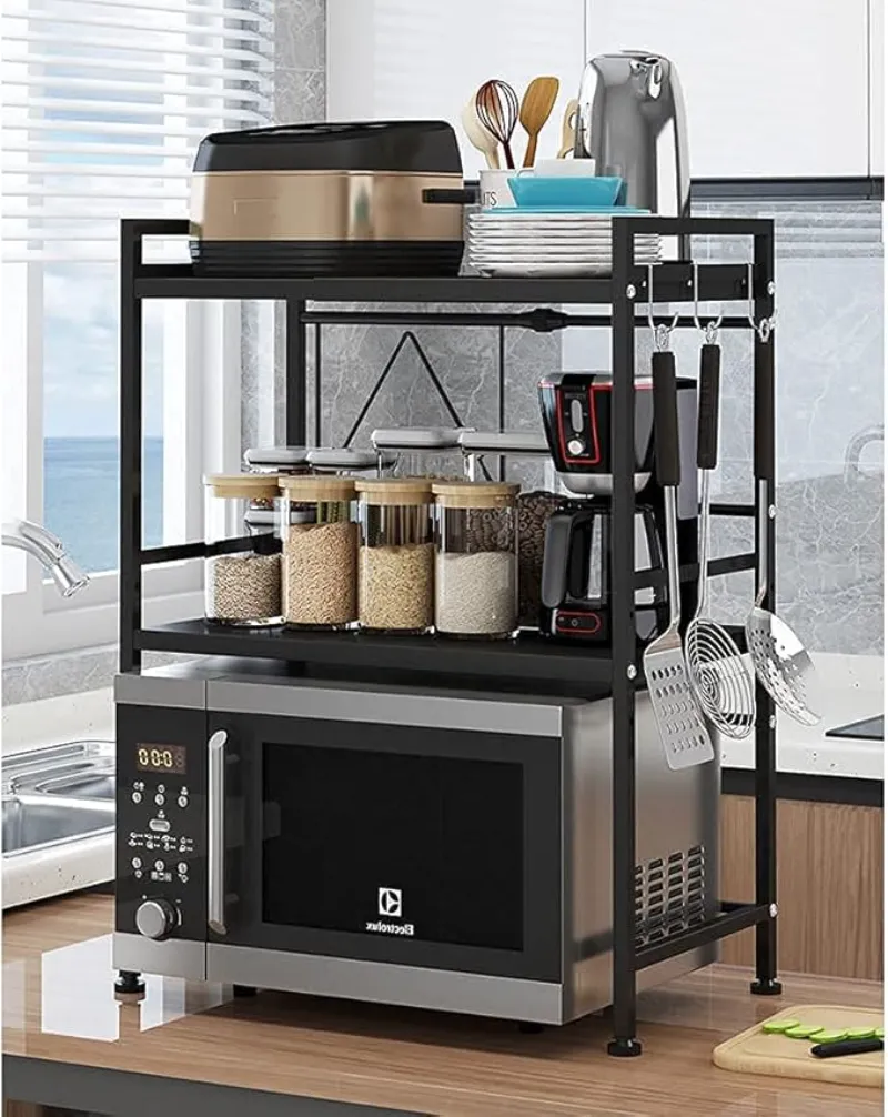 حامل ميروويف متعدد الوظائف support micro-ondes  deux etages 