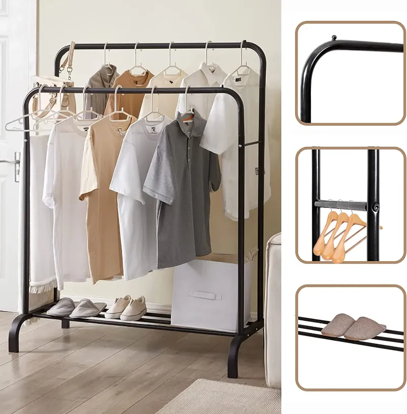 Porte Vêtements double  رف تعليق الملابس