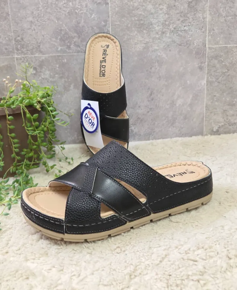 Sabot orthopédique femme rêve d'or ouvert