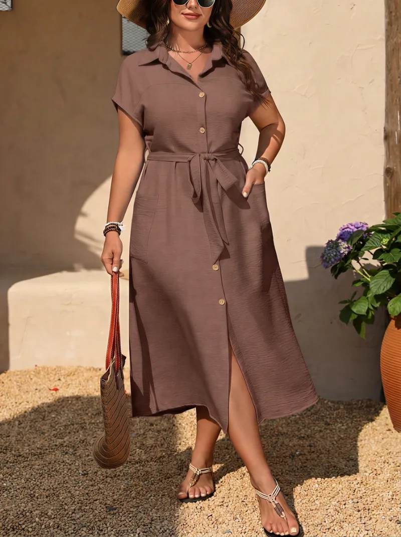 Robe Chemise   Pour Femmes
