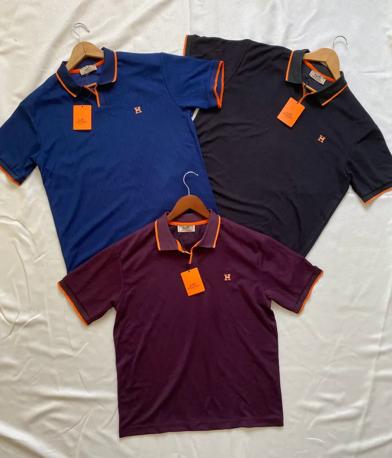 HERMÈS POLO COL OUVERT 