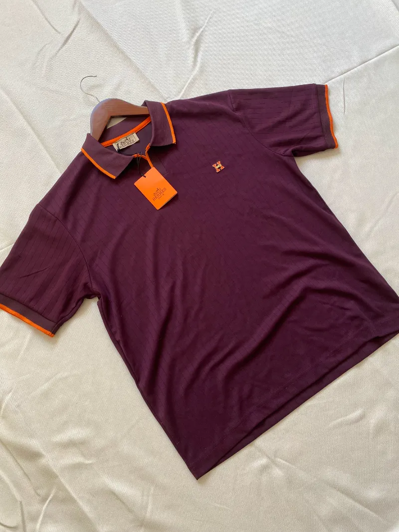 HERMÈS POLO COL OUVERT 