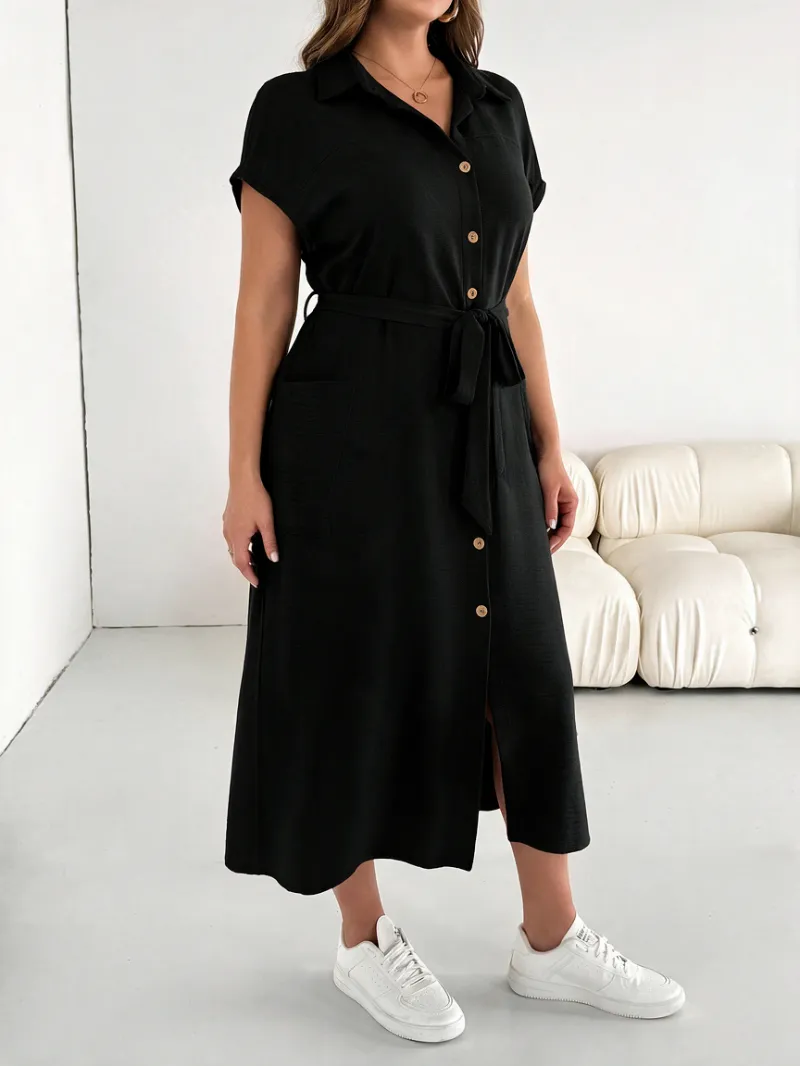 Promotion Robe Chemise  Pour Femmes