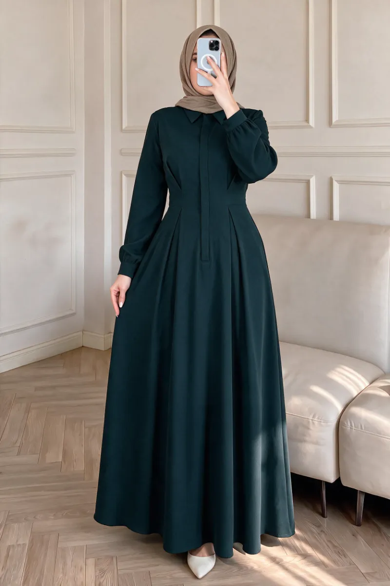Robe Longue Évasée " EVA" 
