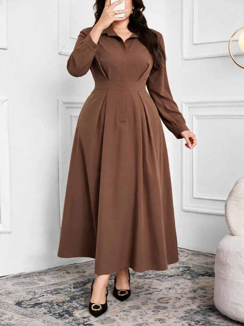 Robe Longue Évasée " EVA" 
