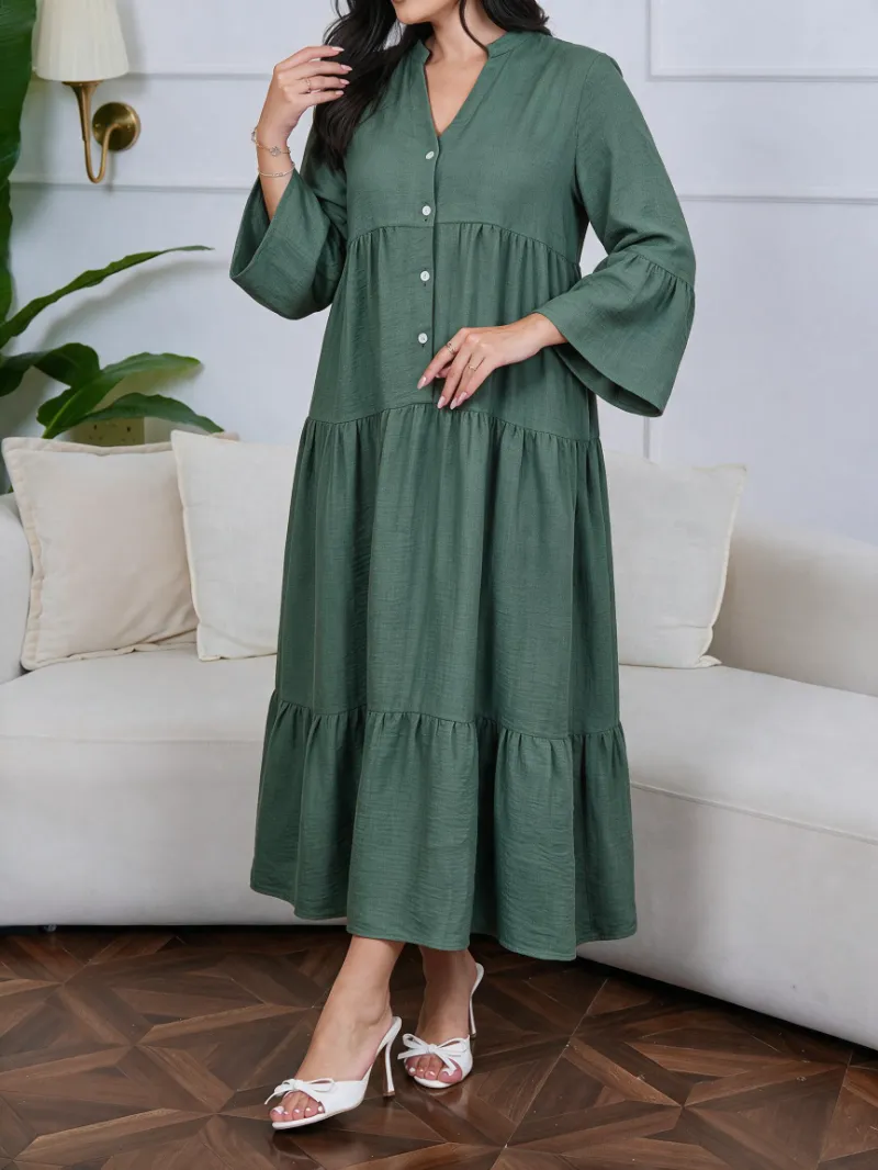Promotion Robe Andalouse En Lin 