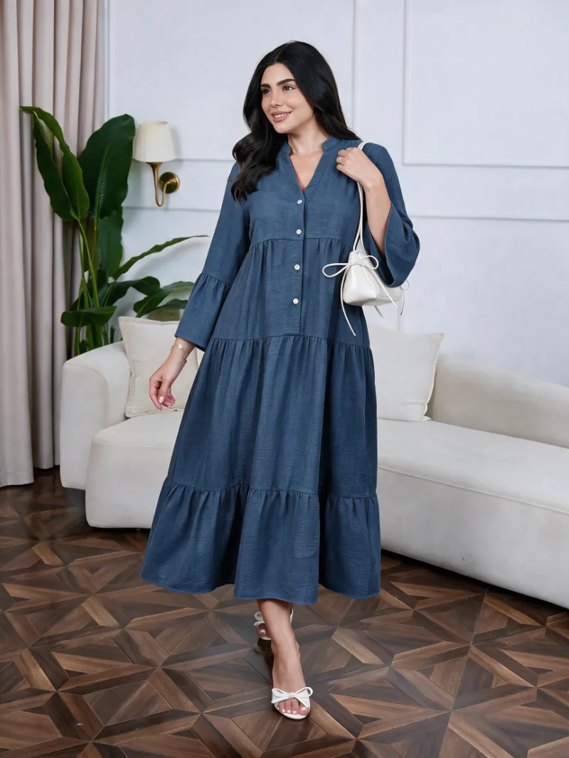 Promotion Robe Andalouse En Lin 