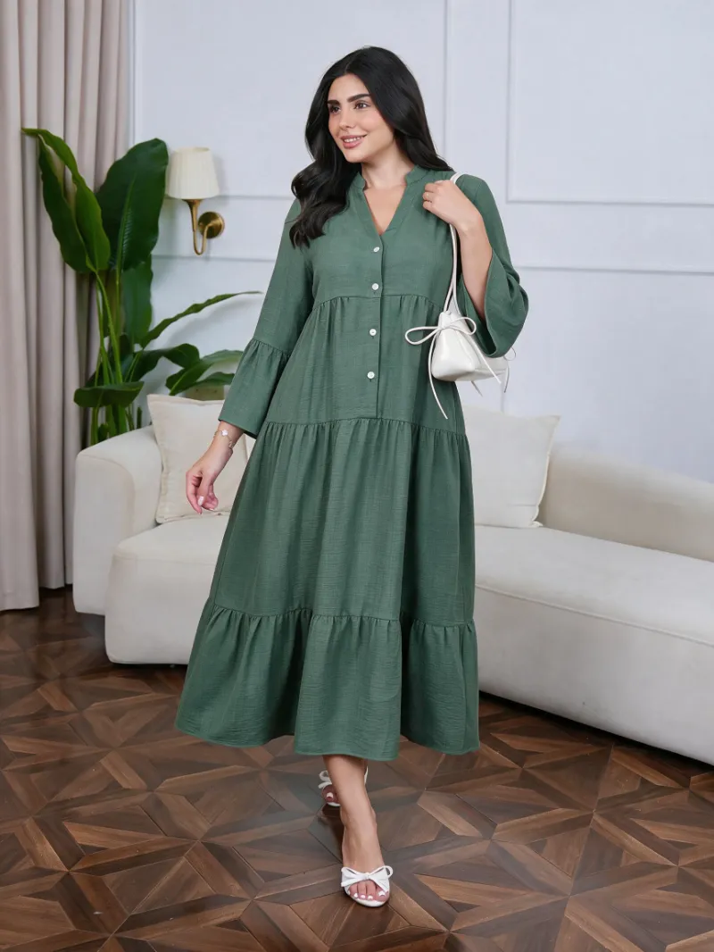 Promotion Robe Andalouse En Lin 